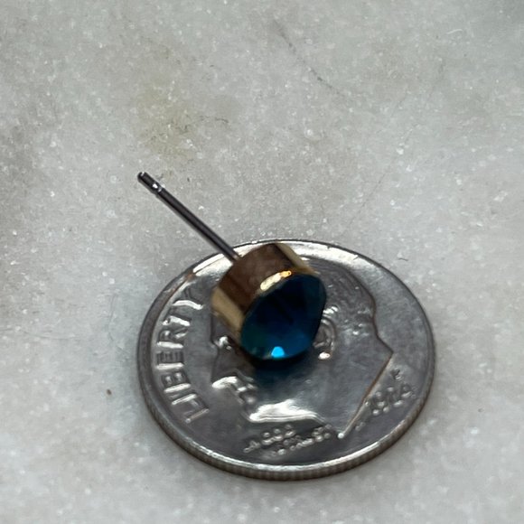 Freedom 3pc Blue Earring Stud Set - Picture 2 of 7